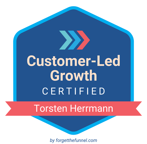 Customer-led Growth Zertifikat von Torsten Herrmann